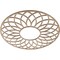 Ekena Millwork Cannes Wood Fretwork Pierced Ceiling Medallion, Red Oak, 30"OD x 10 1/4"ID x 1/4"T CMWP30X30X0250CNRO - alternate 4